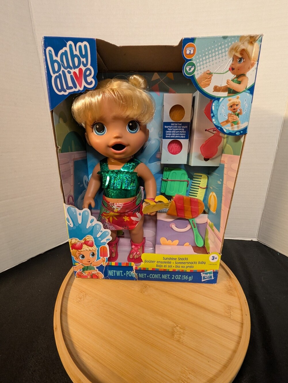 New Hasbro Baby Alive Sunshine Snacks Blonde Baby Doll Toy 2020